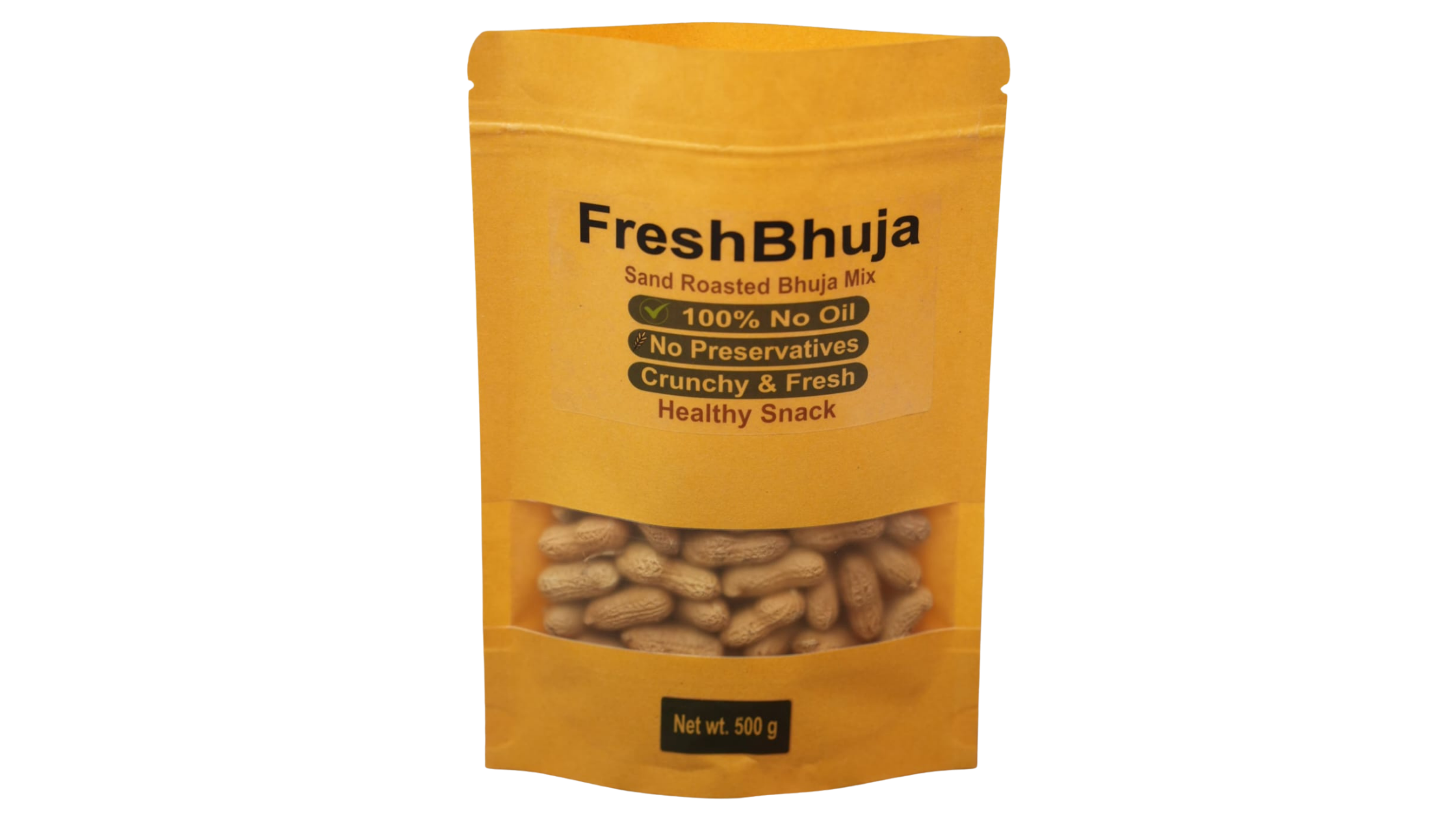 FreshBhuja Blanched Roasted Peanut| High Protein | No Salt Added | No Preservatives